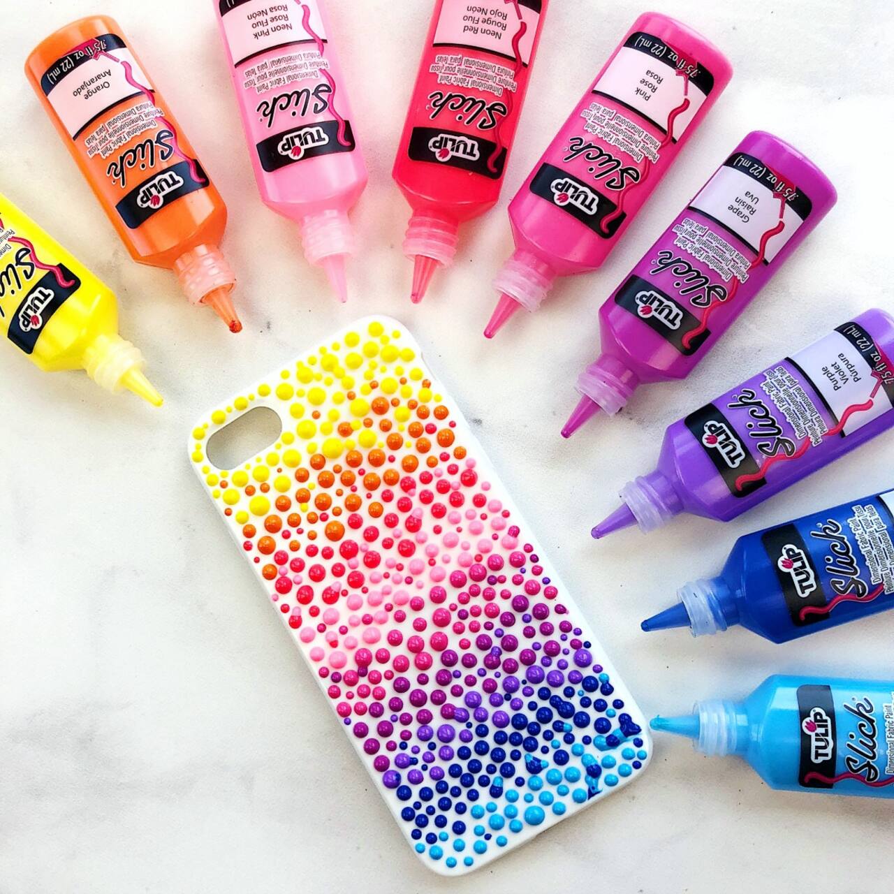 DIY Dimensional Dotted Phone Case